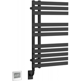 Полотенцесушитель электрический Boheme Venturo П11 80х900 мм 721-B, чёрный фото 