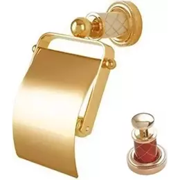 Держатель для туалетной бумаги Boheme Murano Gold 10901-R-G, золото фото 