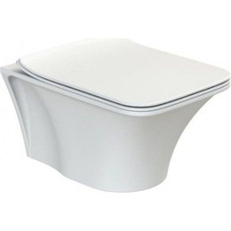 Унитаз подвесной безободковый Boheme Mirage 965-W фото 