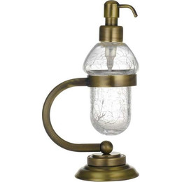 Дозатор для жидкого мыла Boheme Murano Bronze 10909-BR, бронза фото 