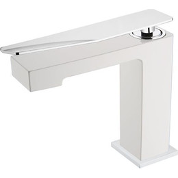 Смеситель для раковины Boheme Q 141-WCR.2, белый фото 