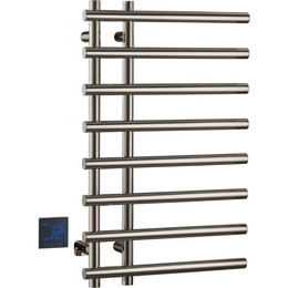 Полотенцесушитель электрический Boheme Uno П8 100х800 мм 722-NB, nickel brush фото 