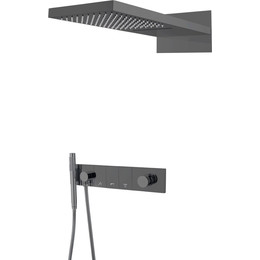 Душевая система для душа Boheme Zodiac 132-SGM, shine gun metal фото 