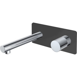 Смеситель для раковины настенный Boheme Stick 125-BCR.2, black chrome фото 