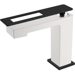 Смеситель для раковины Boheme Q 141-WB, белый фото 