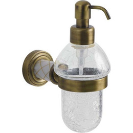 Дозатор для жидкого мыла Boheme Murano Bronze 10912-W-BR, бронза фото 