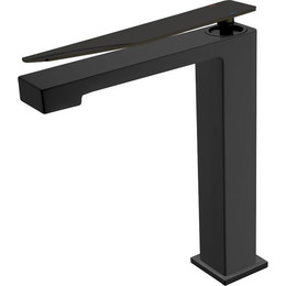 Смеситель для раковины высокий Boheme Q 142-BB.2, чёрный фото 