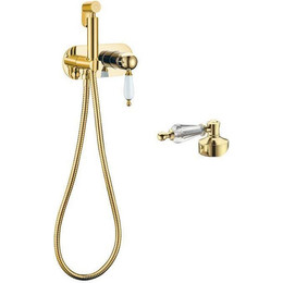 Набор для гигиенического душа Boheme Imperiale 435-BSW, чёрный/золото, Цвет производителя: чёрный, золото фото 