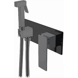 Набор для гигиенического душа Boheme Q 147-BВ.2, чёрный, Цвет производителя: чёрный фото 