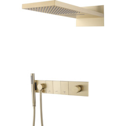 Душевая система для душа Boheme Zodiac 132-MG, matt gold фото 