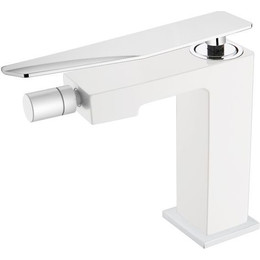 Смеситель для биде Boheme Q 146-WCR.2, white chrome фото 