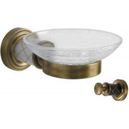 Мыльница Boheme Murano Bronze 10903-B-BR, бронза фото 