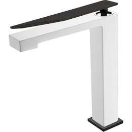 Смеситель для раковины высокий Boheme Q 142-WB.2, белый фото 