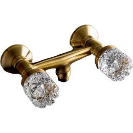 Смеситель для душа Boheme Crystal 314-CRST, бронза фото 