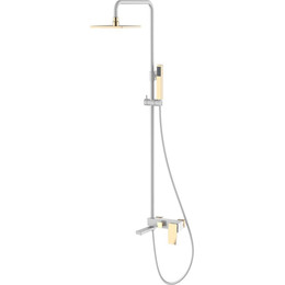 Душевая стойка Boheme Q 148-WG.2, white gold фото 