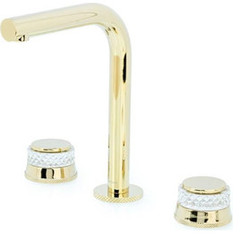 Смеситель для раковины Boheme Aura 152-G-A, золото, Цвет производителя: золото фото 