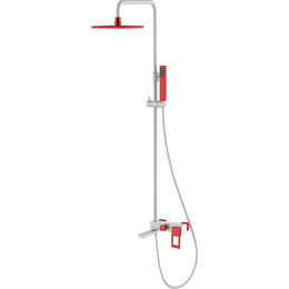 Душевая стойка Boheme Q 148-WR, white red фото 