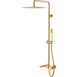 Душевая стойка Boheme Qubic 478-MG, matt gold фото 