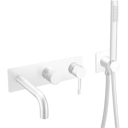 Смеситель для ванны Boheme UNO 464-3-MW, matt white фото 