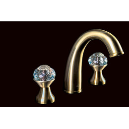 Смеситель для раковины Boheme Flora 317-FL, бронза фото 