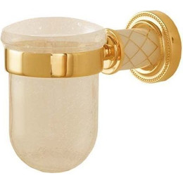 Стакан для зубных щеток Boheme Murano 10904-W-G, золото фото 
