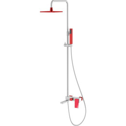 Душевая стойка Boheme Q 148-WR.2, white red фото 