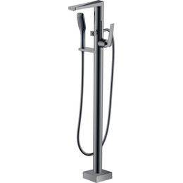 Смеситель для ванны Boheme Venturo 379-SGM, shine gun metal фото 