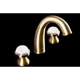 Смеситель для раковины Boheme Satine 317-ST, бронза фото 