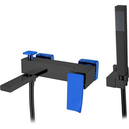 Смеситель для ванны Boheme Q 143-BUW.2, black blue фото 