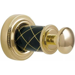Крючок Boheme Murano Gold 10906-B-G, золото/чёрный, Цвет производителя: золото фото 