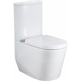 Унитаз-компакт безободковый Creo Ceramique RENNES с крышкой микролифт фото 