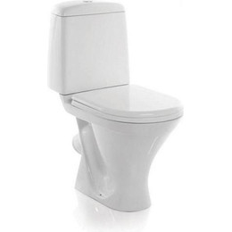 Унитаз напольный Sanita Аттика люкс ATCSACC01060713 с крышкой термопласт фото 