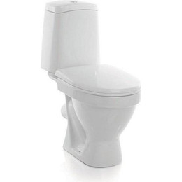 Унитаз напольный Sanita Лада эконом LDASACC01090111 с крышкой полипропилен фото 