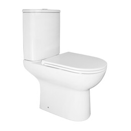 Унитаз-компакт безободковый Azario Kano 93590 с крышкой микролифт фото 