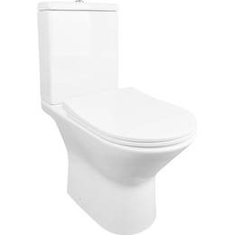 Унитаз-компакт Azario Fretta AZ-1223 с крышкой микролифт фото 