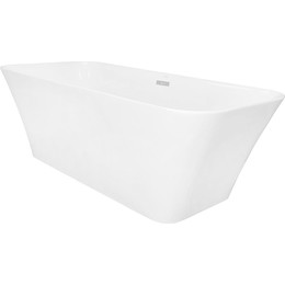 Ванна отдельностоящая Azario Roveta 170x80 см AZ-6615, в комплекте с сифоном и металлической рамой фото 