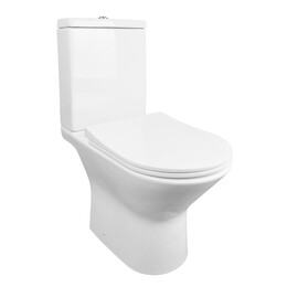 Унитаз-компакт Azario Fretta AZ-1223 с крышкой микролифт фото 