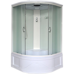 Душевая кабина Loranto 120х120 см CS-1200ТМ/F, хром/матовое фото 