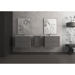 Тумба универсальная с раковиной Cezares 55242 75 см, Grigio Nuvola фото 