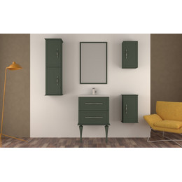 Тумба универсальная с раковиной Cezares 55329 60 см, Verde opaco фото 