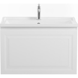Тумба подвесная с раковиной Cezares GIUBILEO-N-80-1C-SO-BL 80 см, Bianco Lucido фото 