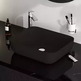 Раковина-чаша Am.Pm Func 51 см M8FWCC10510BM, чёрная матовая фото 