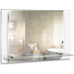 Зеркало Loranto Венеция 74 см ФР-00001107, с полкой фото 