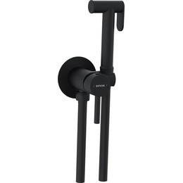 Гигиенический душ Sancos Start SC2001CH со смесителем, чёрный матовый [CLONE] фото 