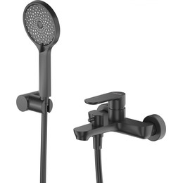 Смеситель для ванны Cezares STYLUS-VD-NOP, чёрный матовый, Цвет производителя: чёрный матовый фото 
