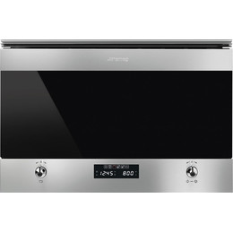 Встраиваемая микроволновая печь Smeg Classica MP322X1 фото 