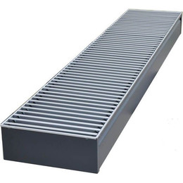 Внутрипольный конвектор KZTO Бриз 20-80-1000 1000х200 мм фото 