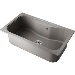 Кухонная мойка Omoikiri Maru 86-GR 4993574, leningrad grey, Цвет производителя: Leningrad Grey фото 