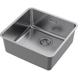 Кухонная мойка Omoikiri Omi 43-U/I-IN 4997411 0,8 мм, нержавеющая сталь, Цвет производителя: нержавеющая сталь фото 