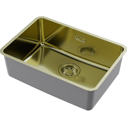 Кухонная мойка Omoikiri Omi 53-U/I-LG 4997406, светлое золото, Цвет производителя: светлое золото фото 